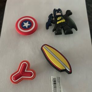 Croc pins set of 4 Batman